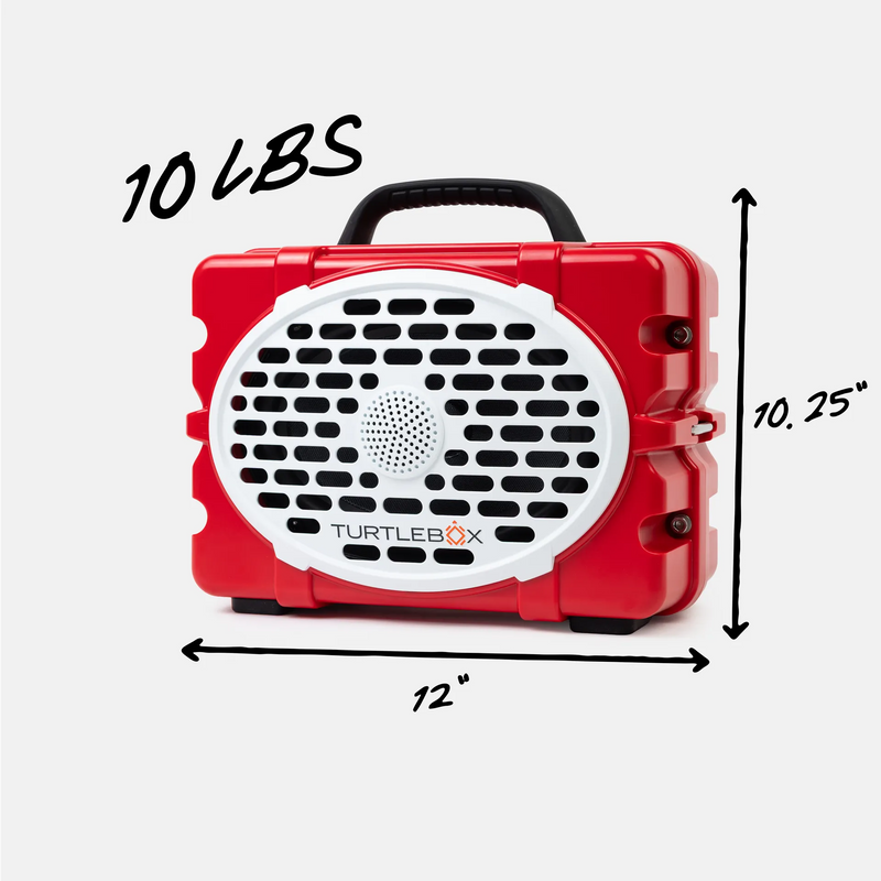 Red & White Original Gen 3 quarter view #speaker-color_red-white-gameday-series