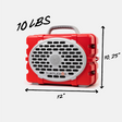 Scarlet & Gray Original Gen 3 quarter view #speaker-color_scarlet-gray-gameday-series
