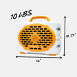 White & Orange Original Gen 3 quarter view #speaker-color_white-orange-gameday-series