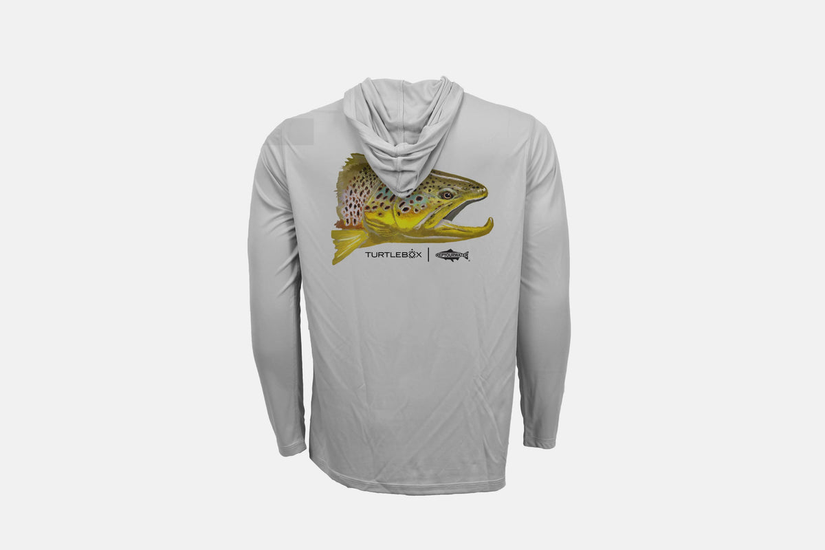 Brown Trout Sun Hoodie