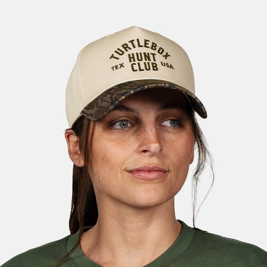 A lifestyle photo of Merch Hunt Club Hat Front