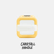 Yellow and white carrying handle with 'TurtleBox' branding on a white background #base-color_fighting-lady-yellow