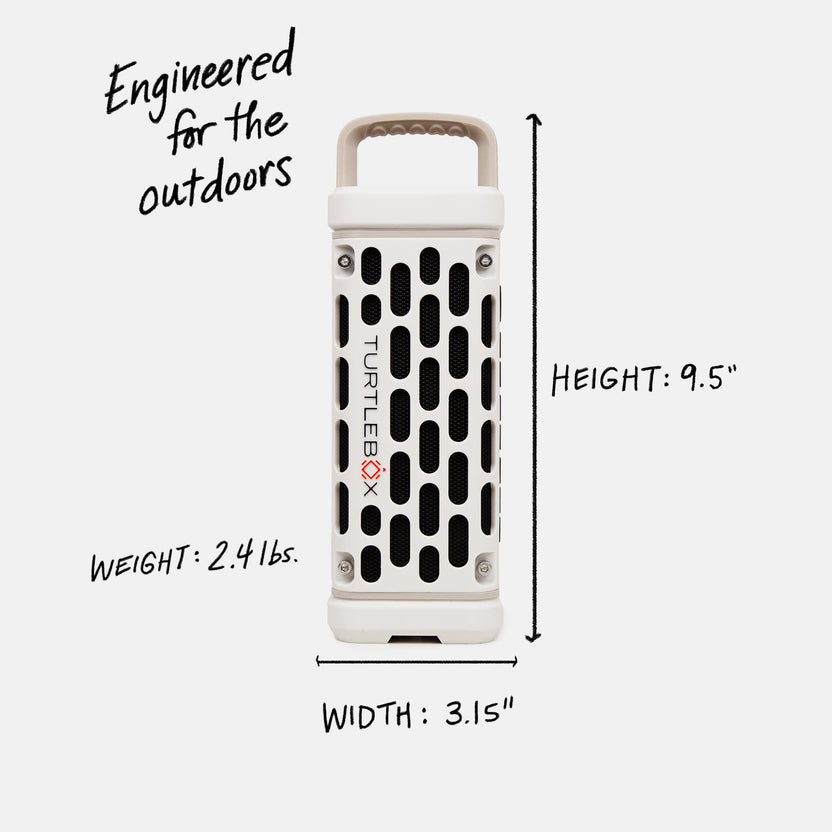 The Turtlebox Ranger: LOUD! Outdoor Waterproof Bluetooth Speaker ...