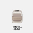 Studio top shot of a Ranger in Ivory color with a label that says Carryall Handle  #base-color_ivory