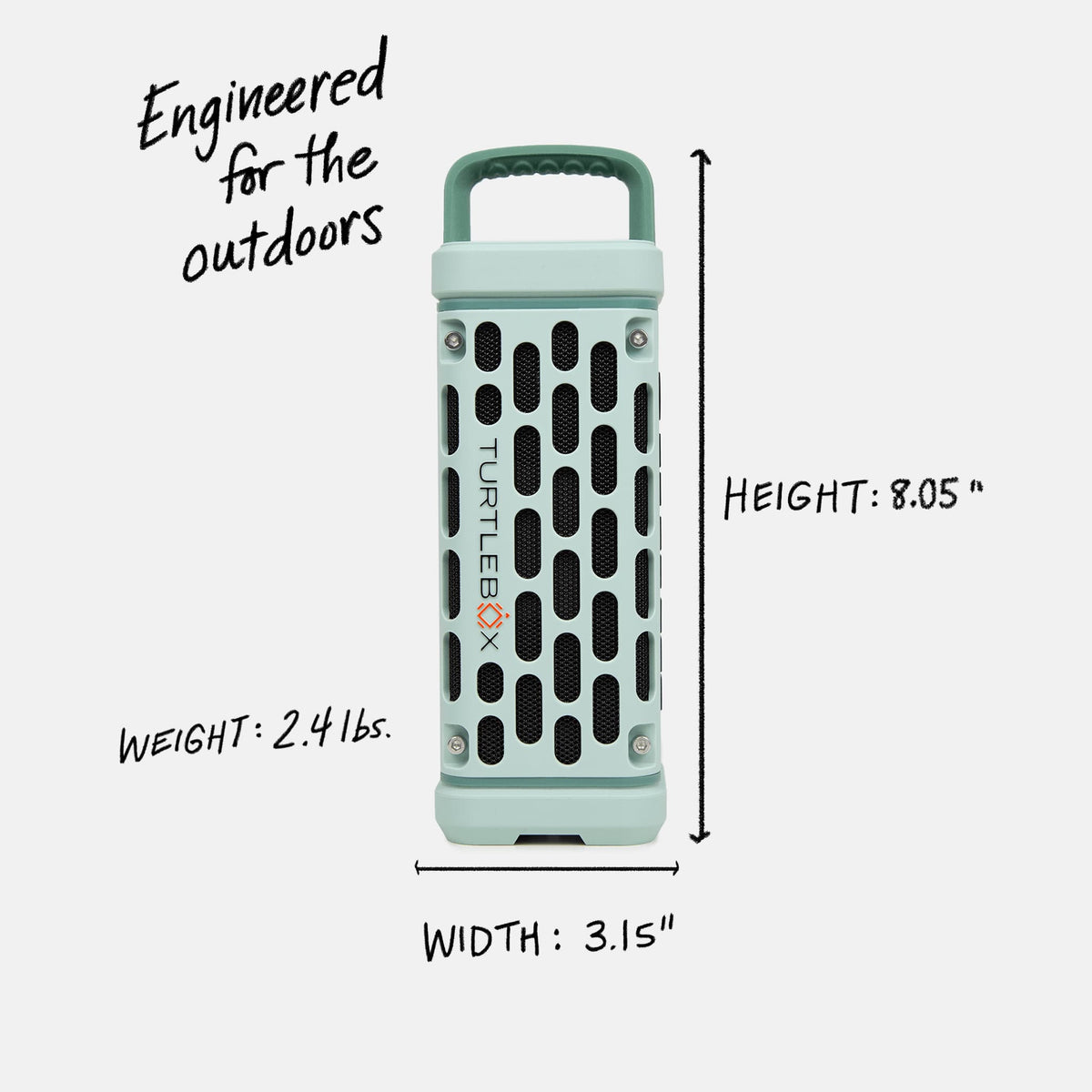 The Turtlebox Ranger: LOUD! Outdoor Waterproof Bluetooth Speaker ...