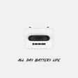 White electronic device with 'Turtle Beach' branding on a white background, featuring text 'All Day Battery Life'. #base-color_white