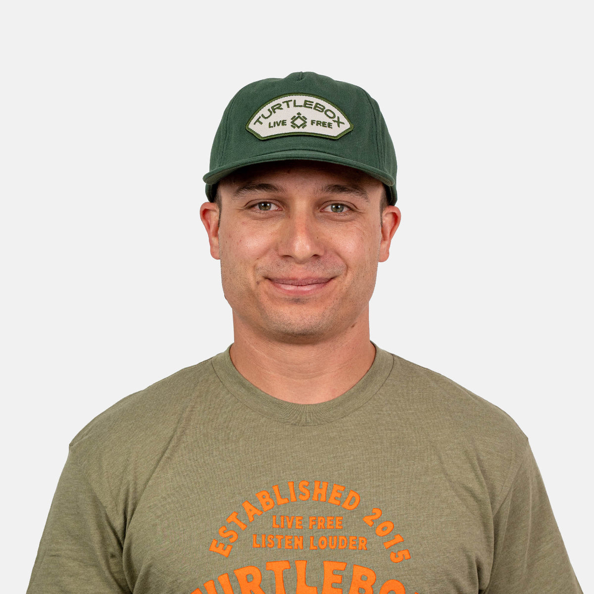 lifestyle green turtlebox hat