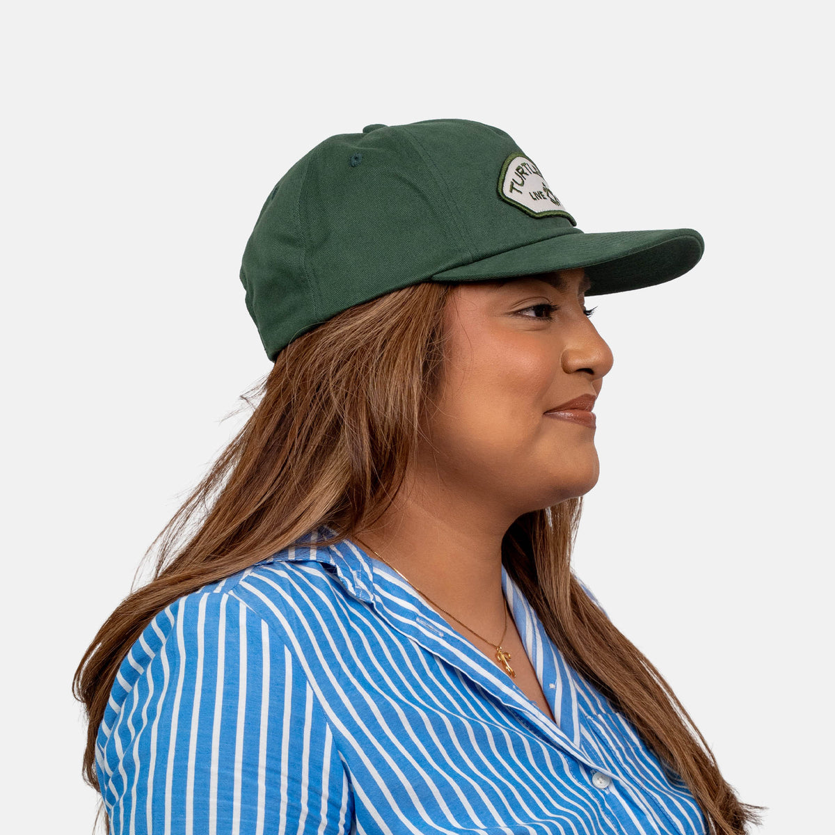 lifestyle green turtlebox hat