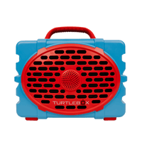 Baby Blue & Red speaker studio image