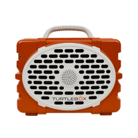 Burnt Orange & White speaker studio image