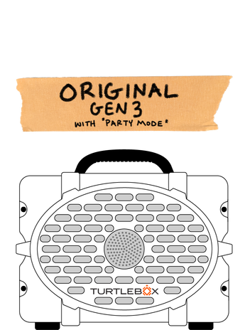 The Turtlebox Grande: LOUD! Outdoor Waterproof Bluetooth Speaker ...