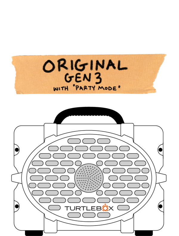 The Turtlebox Grande: LOUD! Outdoor Waterproof Bluetooth Speaker ...