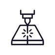 Logo of a laser line
