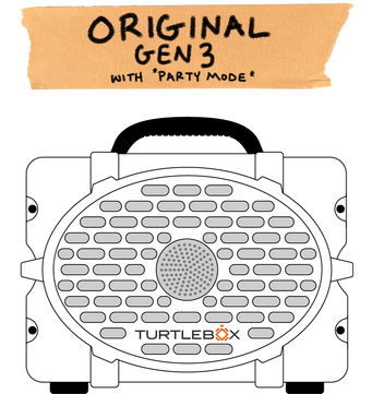 The Turtlebox Ranger: LOUD! Outdoor Waterproof Bluetooth Speaker ...