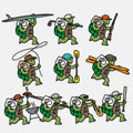 Studio image Jammin Turtles Turtlebox sticker pack 