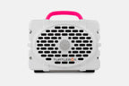 Turtlebox Original speaker in white with hot pink handle no-gallery